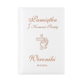 Biblia Prezent na Komunię Świętą - Pamiątka Pierwszej Komunii Świętej - Krzyżyk