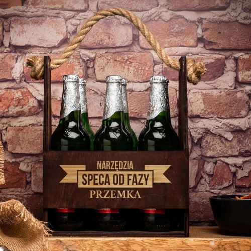 Nosidło na Piwo z Grawerem - Prezent dla Elektryka - Narzędzia Speca Od Fazy