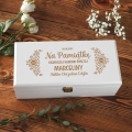 Pudełko Na Pieniądze i Pamiątki Komunia - Pamiątka Pierwszej Komunii w Pudełku z Grawerem -  Ornament