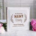 Album Biały Na Zdjęcia z Grawerem Prezent na Dzień Matki Prezent dla Mamy - Dla Kochanej Mamy