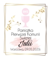 Pamiątka Pierwszej Komunii Świętej w pudełku z grawerem