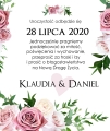 Zaproszenie na ślub dla rodziców w pudełku z grawerem treść