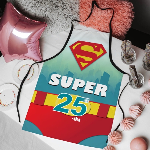 Fartuch kuchenny z nadrukiem na urodziny