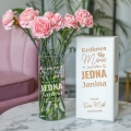 Wazon z Grawerem w Skrzynce dla Mamy - Prezent na Dzień Matki - Królowa Mama