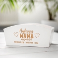 Doniczka Drewniana z Grawerem dla Mamy - Prezent na Dzień Matki - Najlepsza Mama