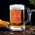 Kufel z Grawerem Do Piwa dla Taty - Prezent na Dzień Ojca - Dla Kochanego Taty