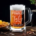 Kufel z Grawerem Do Piwa dla Taty - Prezent na Dzień Ojca - Ulubione Piwko Taty
