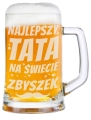 Kufel z Grawerem Do Piwa dla Taty - Prezent na Dzień Ojca - Najlepszy Tata Serduszka