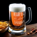 Kufel z Grawerem Do Piwa dla Taty - Prezent na Dzień Ojca - Kufel Kochanego Tatusia