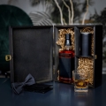 Zestaw Skrzynka na Whisky + Szklanka z Grawerem dla Taty - Prezent na Dzień Ojca - Super Tata