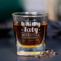 Szklanka Do Whisky z Grawerem dla Taty - Prezent na Dzień Ojca z Imieniem - Whisky Taty