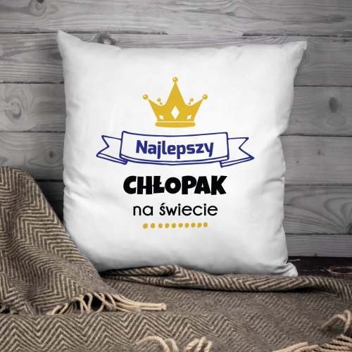 Poduszka z nadrukiem dla chłopaka