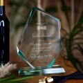 Statuetka Podziękowanie Dla Świadka - Prezent dla Świadka na Ślub - Najlepszy Świadek Liście - Duża