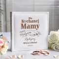 Album Biały Na Zdjęcia z Grawerem Podziękowanie dla Rodziców - Podziękowanie dla Mamy Prezent na Ślub - Dla Kochanej Mamy