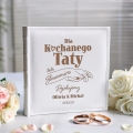Album Biały Na Zdjęcia z Grawerem Podziękowanie dla Rodziców - Podziękowanie dla Taty Prezent na Ślub - Dla Kochanego Taty