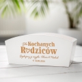 Doniczka Drewniana z Grawerem dla Rodziców - Podziękowanie dla Rodziców na Ślub - Dla Kochanych Rodziców