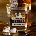 Szklanka Do Whisky z Grawerem - Prezent dla Policjanta - Za Udane Akcje