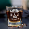 Zestaw Skrzynka na Whisky + Szklanka z Grawerem dla Świadka - Prośba o Świadkowanie - Przyszła Twoja Pora by Powiedzieć TAK