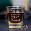 Szklanka Do Whisky z Grawerem dla Świadka - Prośba o Świadkowanie - Czy Zostaniesz moim Świadkiem Garnitur