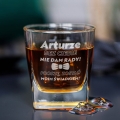 Szklanka Do Whisky z Grawerem dla Świadka - Prośba o Świadkowanie - Bez Ciebie Nie Dam Rady