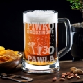 Kufel z Grawerem Do Piwa - Prezent na Urodziny - Kufel Urodzinowy z Grawerem - Piwko Urodzinowe