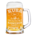 Kufel z Grawerem Do Piwa - Prezent na Urodziny - Kufel Urodzinowy z Grawerem - Urodzinowy Koneser Zimnego Piwka