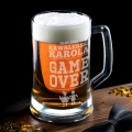 Kufel z Grawerem Do Piwa na Kawalerski - Prezent na Wieczór Kawalerski - Game Over