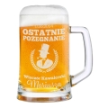 Kufel z Grawerem Do Piwa na Kawalerski - Prezent na Wieczór Kawalerski - Ostatnie Pożegnanie