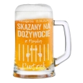 Kufel z Grawerem Do Piwa na Kawalerski - Prezent na Wieczór Kawalerski - Skazany na Dożywocie