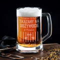 Kufel z Grawerem Do Piwa na Kawalerski - Prezent na Wieczór Kawalerski - Skazany na Dożywocie