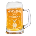 Kufel z Grawerem Do Piwa na Kawalerski - Prezent na Wieczór Kawalerski - Wieczór Kawalerski ...i po Chłopie