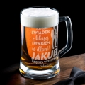 Kufel z Grawerem Do Piwa dla Świadka - Podziękowanie dla Świadka - Podziękowanie za Świadkowanie - Świadek Klasą i Piwkiem