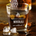 Szklanka Do Whisky z Grawerem - Prezent dla Strażaka - Ogień w Szklance
