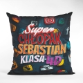 Prezent na Dzień Chłopaka w Klasie - Kolorowa Poduszka z Imieniem dla Chłopaka - Super Chłopak