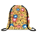 Worek na Buty z Imieniem i Klasą - Prezent na Dzień Chłopaka w Szkole w Klasie - Emoji