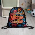 Worek na Buty z Imieniem i Klasą - Prezent na Dzień Chłopaka w Szkole w Klasie - Emotki