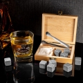 Kamienie do Whisky w Skrzynce z Grawerem - Prezent dla Chemika - Zestaw do Whisky