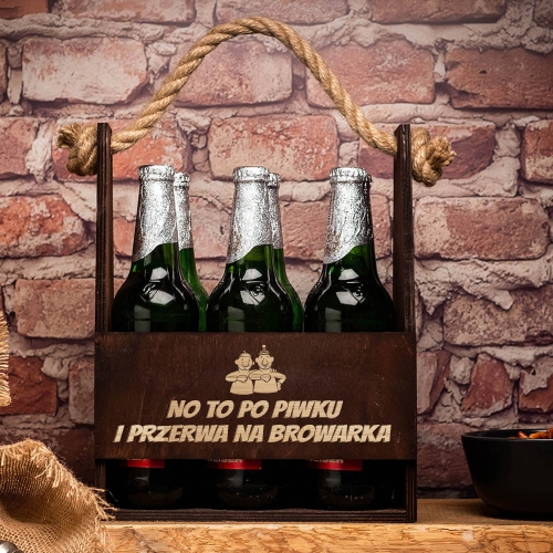 Nosidło na Piwo z Grawerem - Prezent dla Budowlańca