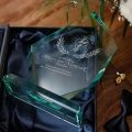 Statuetka Szklana Dla Elektryka - Trofeum Szklane Nagroda Dla Elektryka - Prezent dla Elektryka - Duża