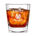 Zestaw Skrzynka na Whisky + Szklanka z Grawerem dla Faceta - Prezent dla Faceta - Prezent na Dzień Chłopaka - No. 1 Facet