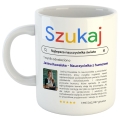 Kubek dla Nauczyciela ze zdjęciem - Kubek na Dzień Nauczyciela z Nadrukiem -  Najlepsza Nauczycielka Wyszukiwarka