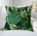 Poduszka Dekoracyjna Monstera, Hexagon - Poduszka Ozdobna z Nadrukiem