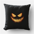Poduszka Dekoracyjna Halloween - Poduszka Ozdobna z Nadrukiem - Kolekcja Halloween Czarna