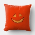 Poduszka Dekoracyjna Halloween - Poduszka Ozdobna z Nadrukiem - Kolekcja Halloween Pomarańczowa