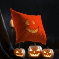 Poduszka Dekoracyjna Halloween - Poduszka Ozdobna z Nadrukiem - Kolekcja Halloween Pomarańczowa