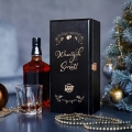 Skrzynka na Alkohol z Logo - Prezent na Święta dla Firm - Prezent Świąteczny z Logo - Wesołych Świąt  - Czarna