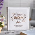 Album Biały Na Zdjęcia z Grawerem Prezent na Dzień Babci - Album na Zdjęcia dla Babci - Najlepsza Babcia