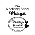 Album Biały Na Zdjęcia z Grawerem Prezent na Dzień Babci - Album na Zdjęcia dla Babci - Dla Kochanej Babci