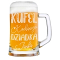 Kufel z Grawerem Do Piwa dla Dziadka - Prezent na Dzień Dziadka - Kufel Kochanego Dziadka