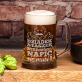 Kufel z Grawerem Do Piwa dla Dziadka - Prezent na Dzień Dziadka - Dziadek Nie Kaktus